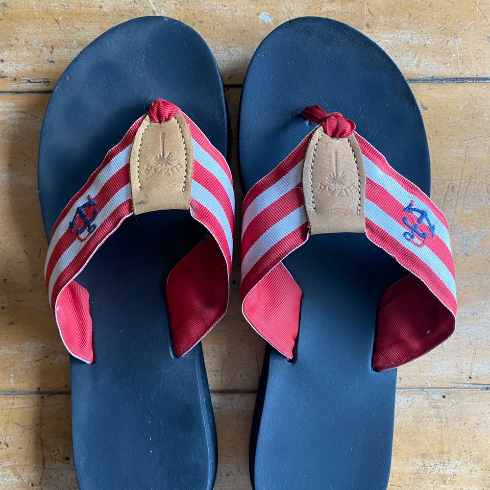 Eliza B flip flops, size 10